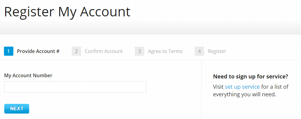 Account.SCE&G.com Create My Account