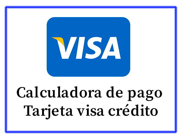 Calculadora visa credito