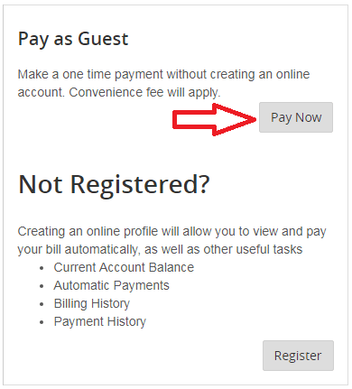Secure.BGE.com Pay as Guest