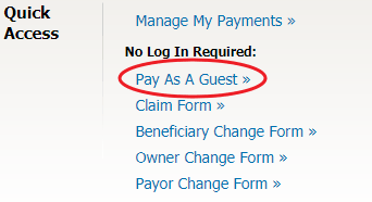 Service.NYLAARP.com Pay As Guest