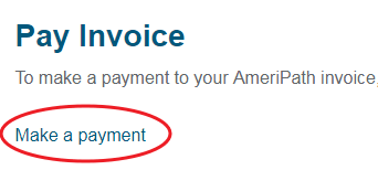 www.AmeriPath.com Pay Invoice