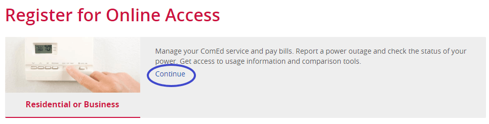 www.ComEd.com Registro